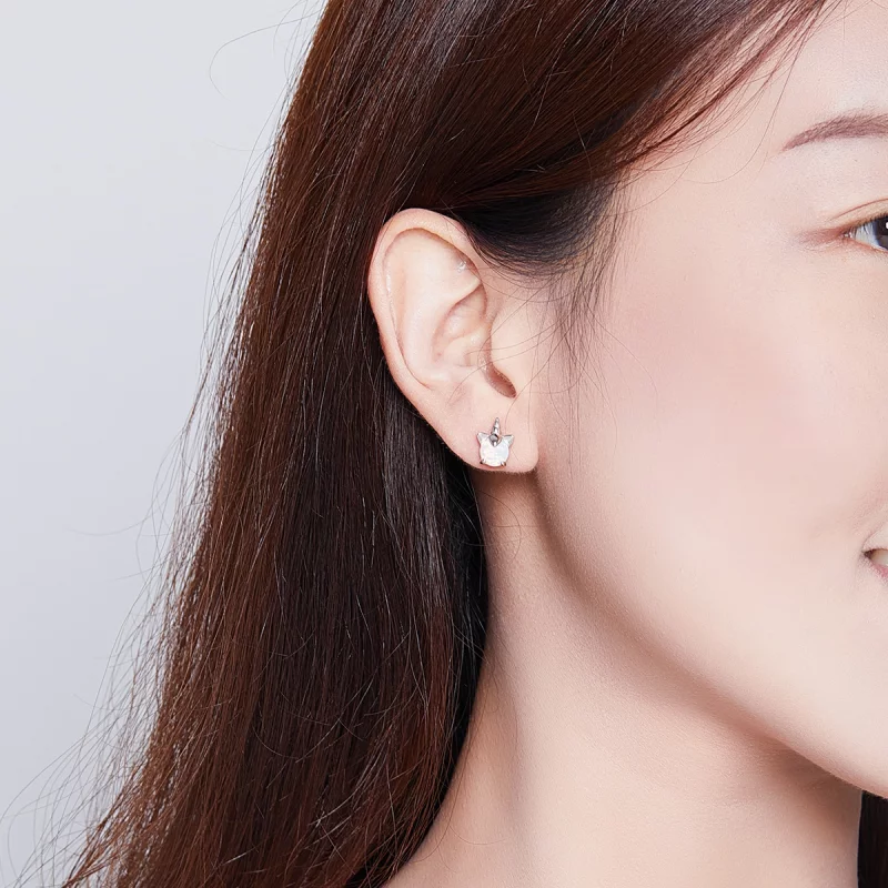 (image pour) Clous d'Oreilles Style PANDORA Licorne mignonne - SCE737 - Afficher 6