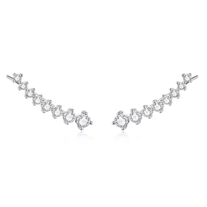 (image pour) Clous d'Oreilles Style PANDORA Lumière brillante - SCE920