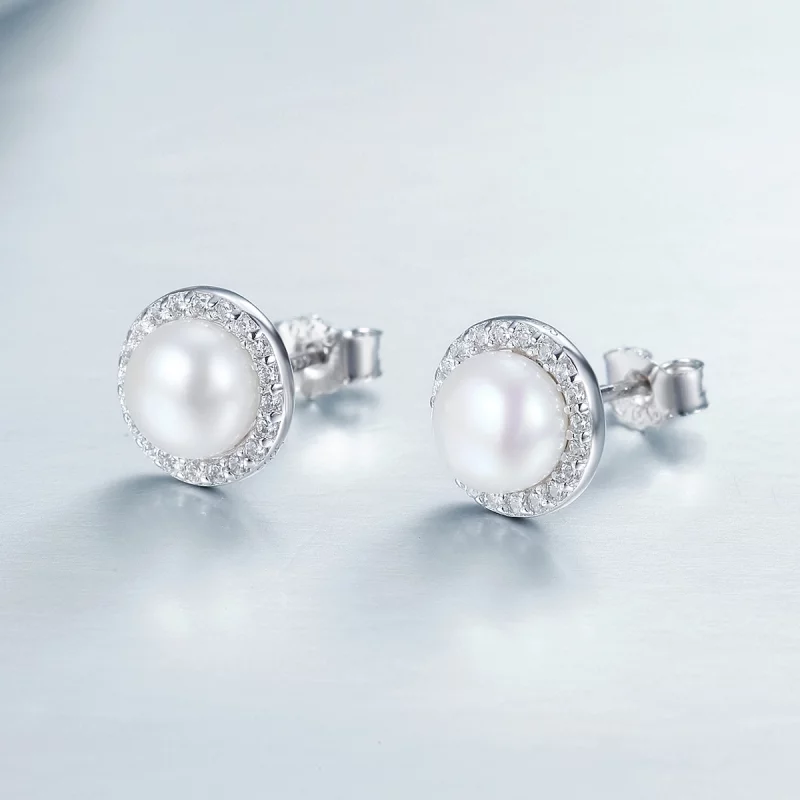 (image pour) Clous d'Oreilles Style PANDORA Monologue élégant - SCE122 - Afficher 5