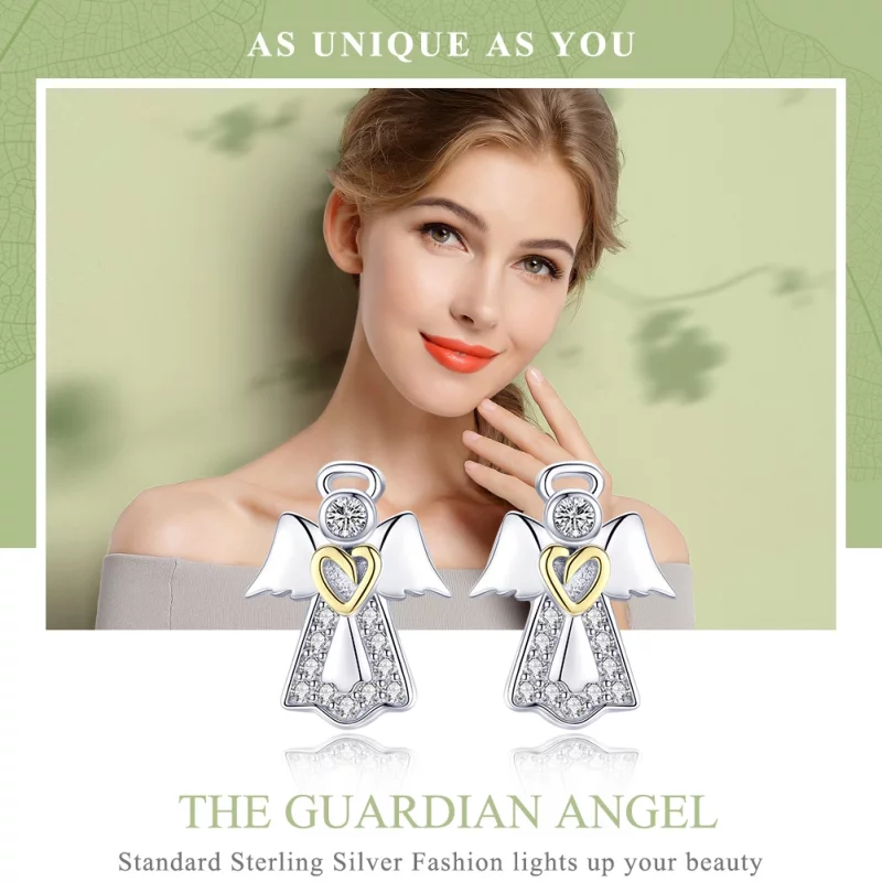 (image pour) Clous d'Oreilles Style PANDORA Météore - SCE476 - Afficher 2