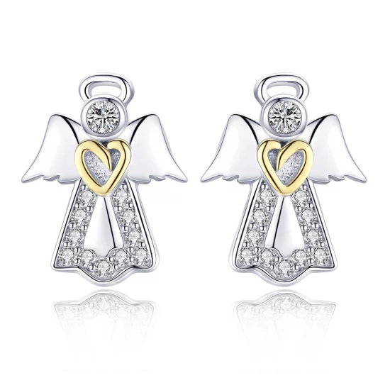 (image pour) Clous d'Oreilles Style PANDORA Météore - SCE476