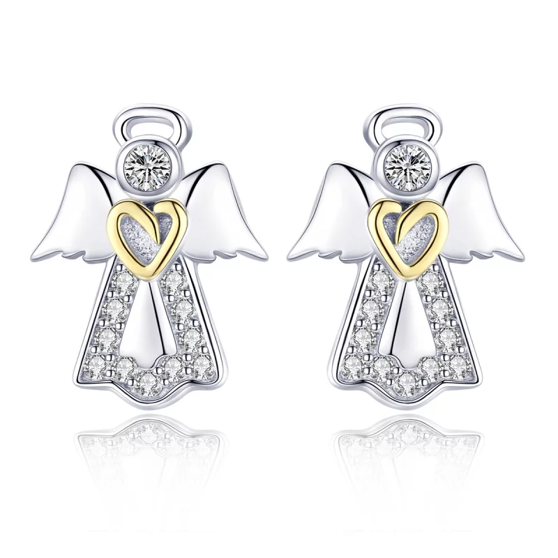 (image pour) Clous d'Oreilles Style PANDORA Météore - SCE476