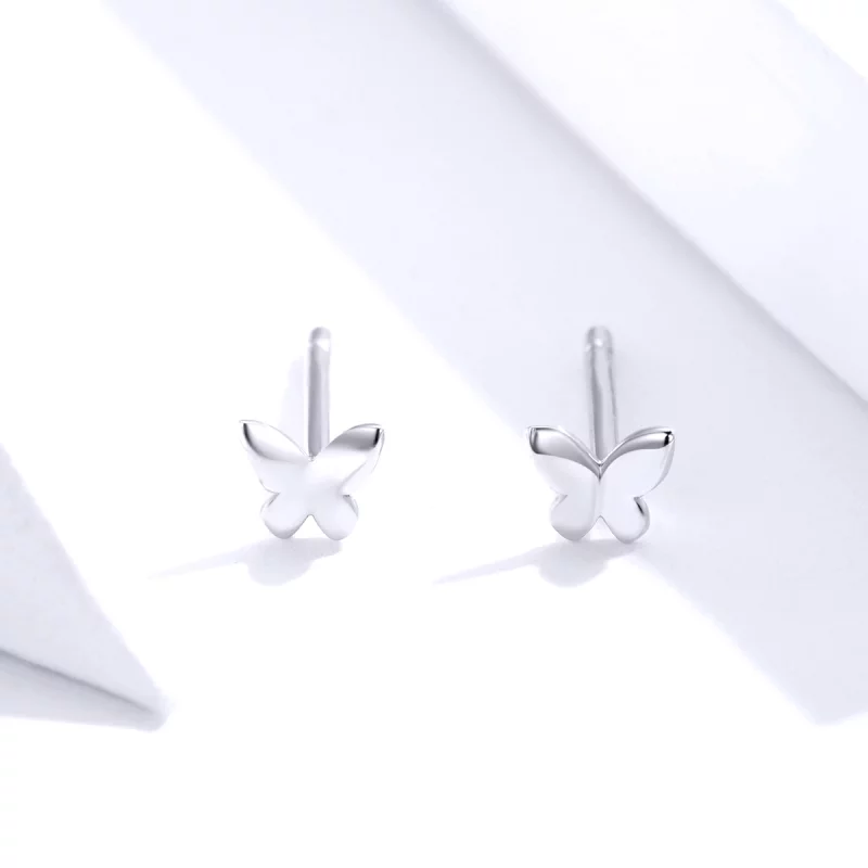 (image pour) Clous d'Oreilles Style PANDORA Papillon - SCE775 - Afficher 2