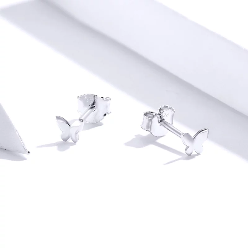 (image pour) Clous d'Oreilles Style PANDORA Papillon - SCE775 - Afficher 3