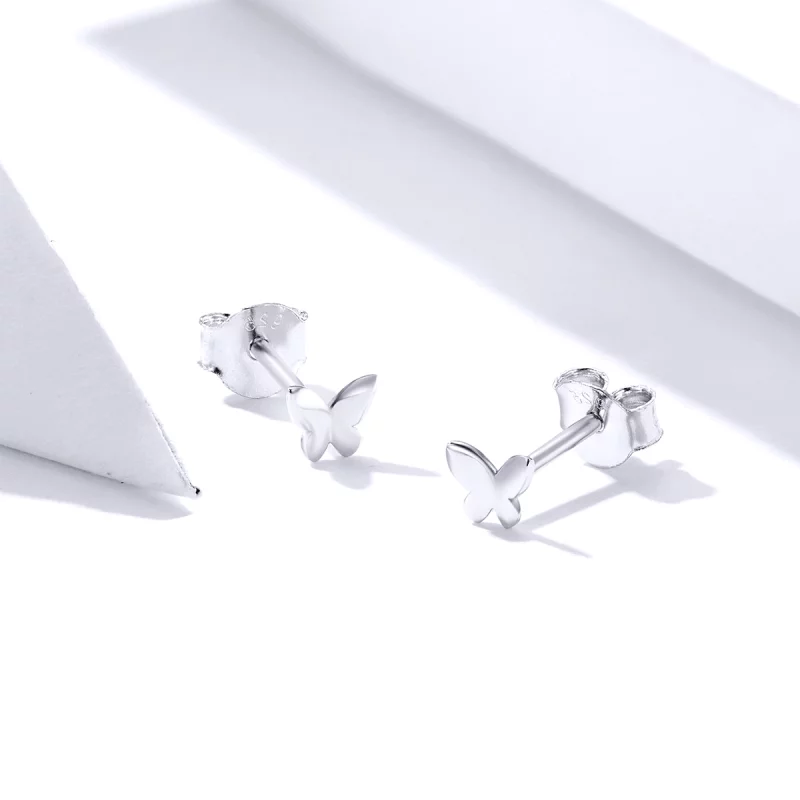 (image pour) Clous d'Oreilles Style PANDORA Papillon - SCE775 - Afficher 4