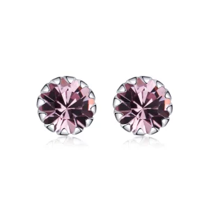 Clous d'Oreilles Style PANDORA Pierre de naissance juin - SCE862-6 (image pour) Clous d'Oreilles Style PANDORA Pierre de naissance juin - SCE862-6