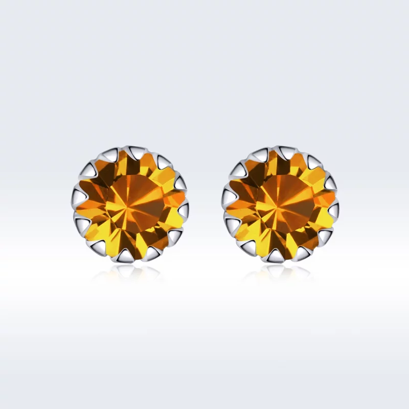 (image pour) Clous d'Oreilles Style PANDORA Pierre de naissance novembre - SCE862-11 - Afficher 3
