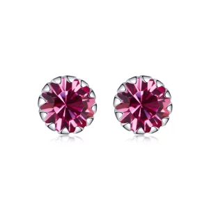 Clous d'Oreilles Style PANDORA Pierre de naissance octobre - SCE862-10 (image pour) Clous d'Oreilles Style PANDORA Pierre de naissance octobre - SCE862-10