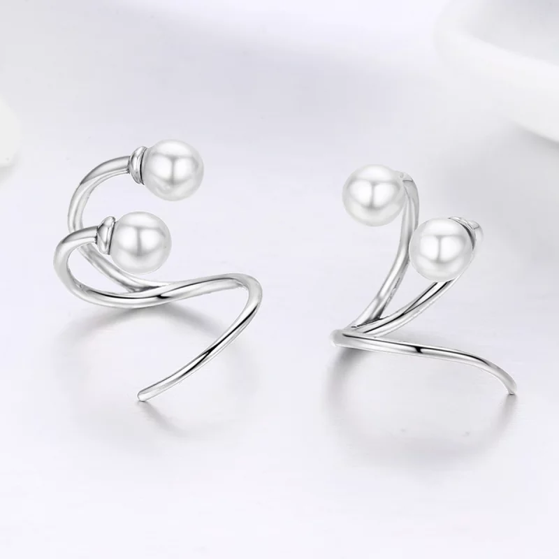 (image pour) Clous d'Oreilles Style PANDORA Te tendre - SCE306 - Afficher 5