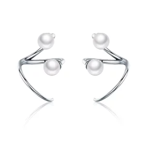 (image pour) Clous d'Oreilles Style PANDORA Te tendre - SCE306