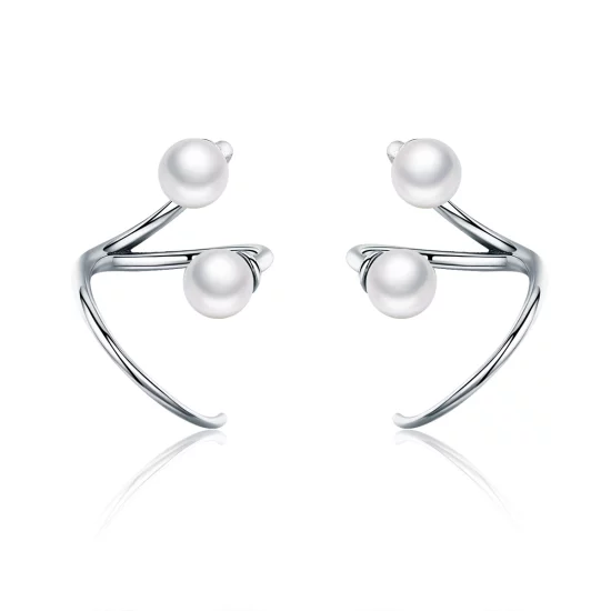(image pour) Clous d'Oreilles Style PANDORA Te tendre - SCE306