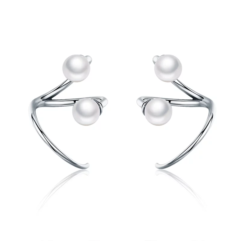 (image pour) Clous d'Oreilles Style PANDORA Te tendre - SCE306
