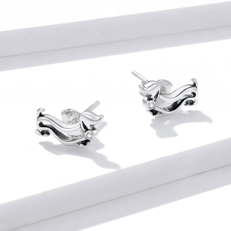 (image pour) Clous d'Oreilles Style PANDORA Teckel - SCE952 - Afficher 2