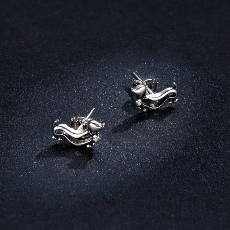 (image pour) Clous d'Oreilles Style PANDORA Teckel - SCE952 - Afficher 5