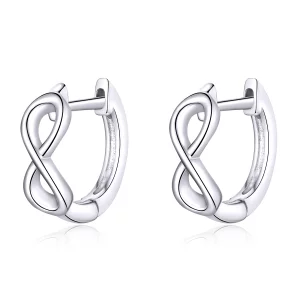 (image pour) Créoles Style PANDORA Amour infini - SCE743