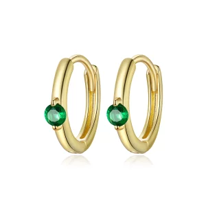 (image pour) Créoles Style PANDORA Balle - SCE1050-GN