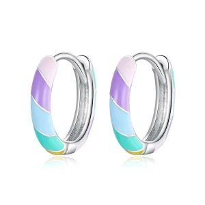 (image pour) Créoles Style PANDORA Éblouir - SCE1085