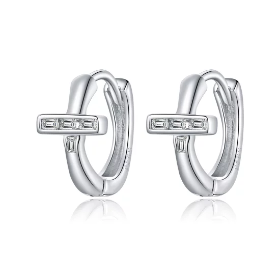 (image pour) Créoles Style PANDORA Brillant - SCE1041