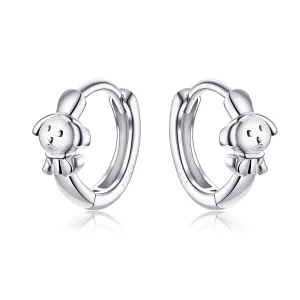 (image pour) Créoles Style PANDORA Chiot honnête - SCE662