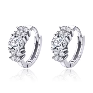 (image pour) Créoles Style PANDORA Éclat romantique - SCE485