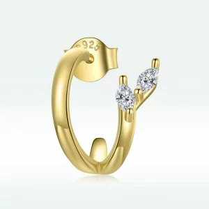 (image pour) Créoles Style PANDORA diamant - SCE1080