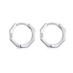 (image pour) Créoles Style PANDORA Ligne simple - SCE622