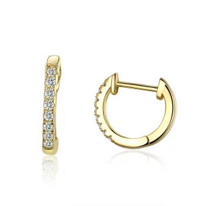 (image pour) Créoles Style PANDORA Petit cercle - SCE498