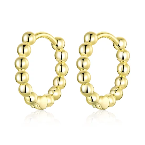 (image pour) Créoles Style PANDORA Petite balle - SCE807-B