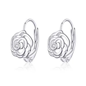 (image pour) Créoles Style PANDORA Rose - SCE745