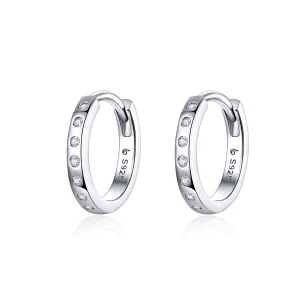 (image pour) Créoles Style PANDORA Simple - BSE101