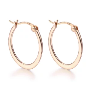 (image pour) Créoles Style PANDORA Simple - SCE478