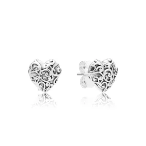 (image pour) Cœurs Royaux, boucles d’oreilles PANDORA France - 297693