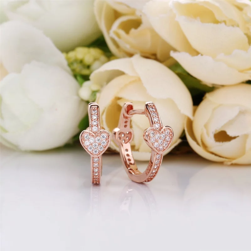 (image pour) Cœurs Séduisants, boucles d’oreilles 287290CZ PANDORA France - Afficher 2