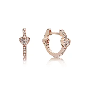 (image pour) Cœurs Séduisants, boucles d’oreilles 287290CZ PANDORA France
