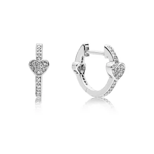 (image pour) Cœurs Séduisants, boucles d’oreilles PANDORA France - 297290CZ