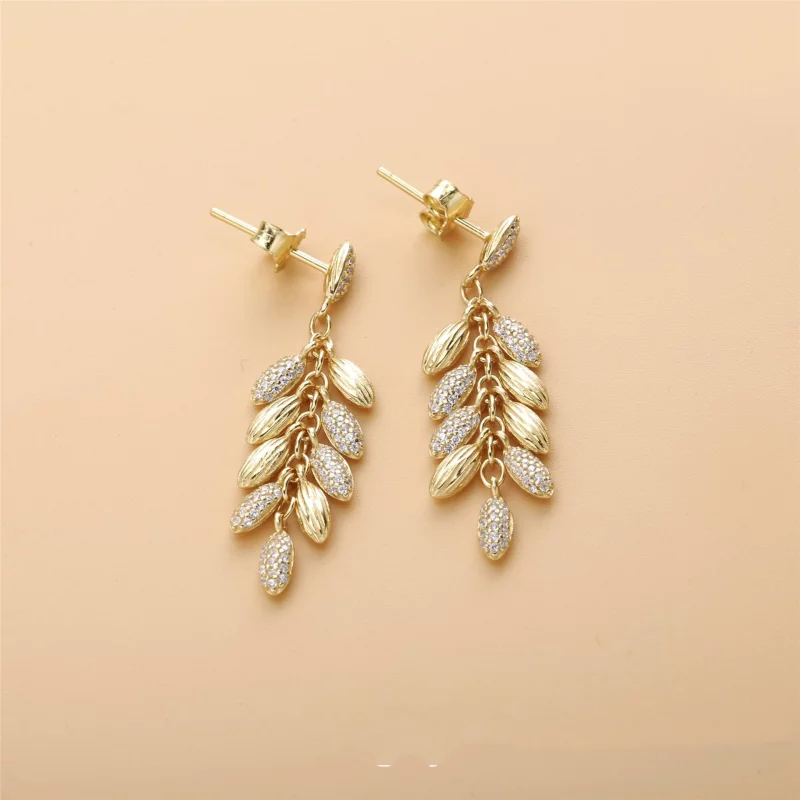 (image pour) Grains Flottants, boucles d’oreilles PANDORA France - 267674CZ - Afficher 2