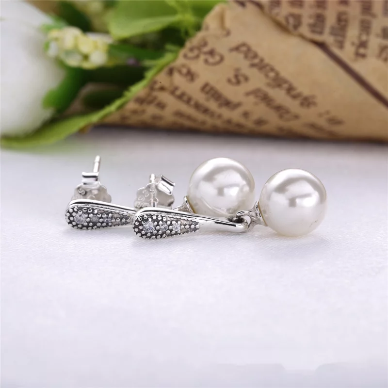 (image pour) PANDORA - Boucles d'Oreilles Beauté élégante - 290733P - Afficher 2