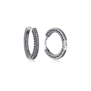 (image pour) PANDORA - Boucles d'oreilles Cœurs - 286318CZA