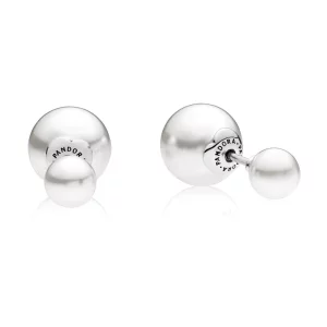 (image pour) PANDORA - Boucles d'Oreilles Double-Face Gouttes Lumineuses - 290747WCP