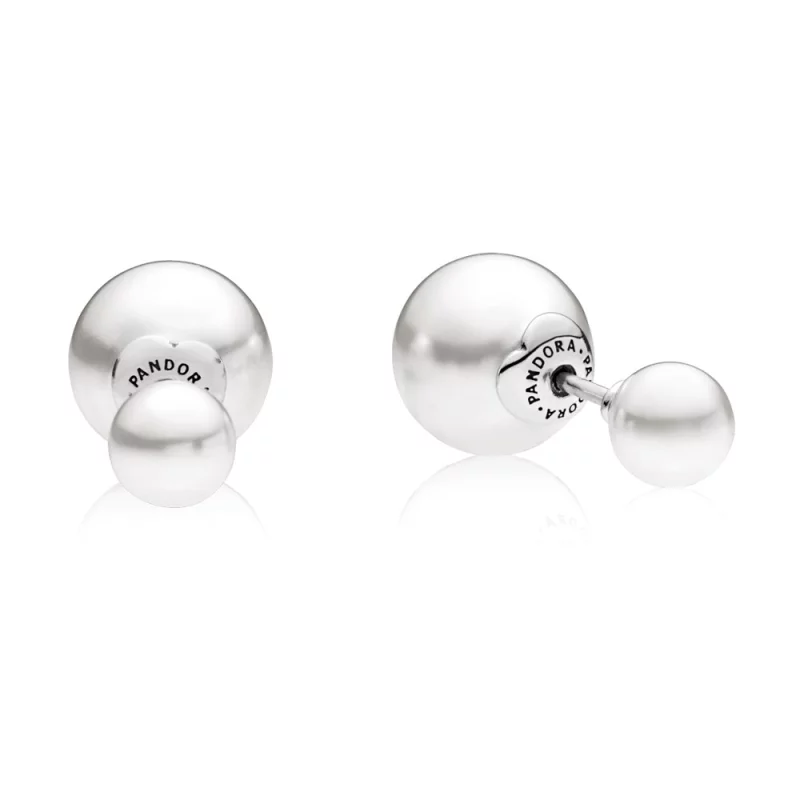 (image pour) PANDORA - Boucles d'Oreilles Double-Face Gouttes Lumineuses - 290747WCP