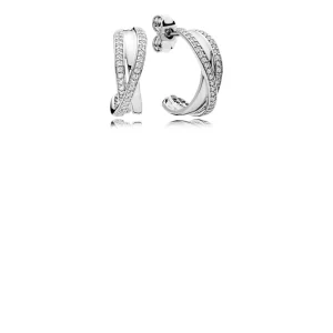 (image pour) PANDORA - Boucles d'oreilles Entrelacs - 290730CZ