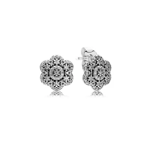 (image pour) PANDORA - Boucles d'oreilles Fleur Cristallisée - 290732CZ