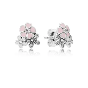 (image pour) PANDORA - Boucles d'Oreilles Fleurs Poétiques - 290686ENMX