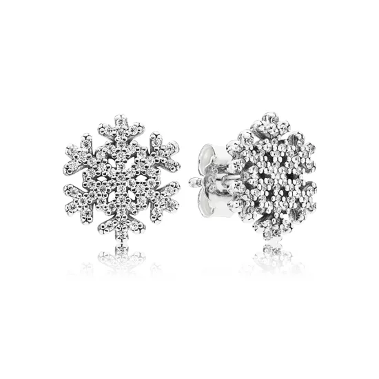 (image pour) PANDORA - Boucles d'Oreilles Flocon de Neige - 290589CZ