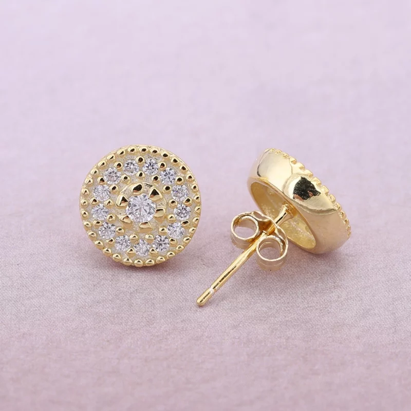 (image pour) PANDORA - Boucles d'Oreilles élégance Lumineuse Or - 250325CZ - Afficher 2