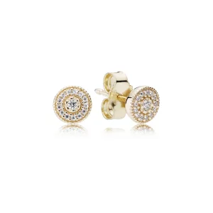 PANDORA - Boucles d'Oreilles élégance Lumineuse Or - 250325CZ (image pour) PANDORA - Boucles d'Oreilles élégance Lumineuse Or - 250325CZ