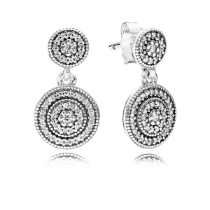 PANDORA - Boucles d'Oreilles élégance Lumineuse - 290688CZ (image pour) PANDORA - Boucles d'Oreilles élégance Lumineuse - 290688CZ