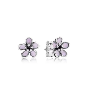 (image pour) PANDORA - Clous d'oreilles Fleurs de Cerisier Roses - 290537EN40