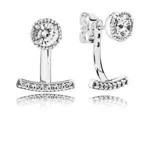 (image pour) PANDORA - Clous d'Oreilles élégance Abstraite - 290743CZ