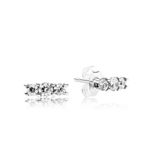 (image pour) PANDORA - Clous d'oreilles élégance étincelante - 290725CZ